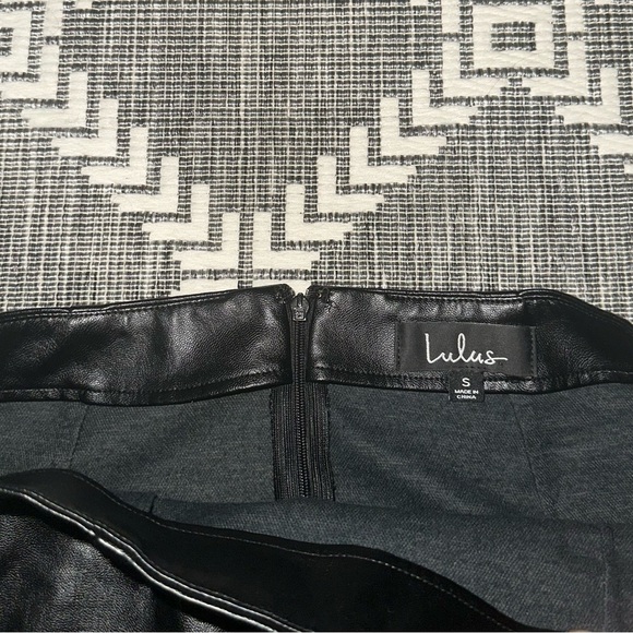 Lulus Black Leather Skirt - Picture 3 of 3